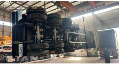 40 Foot Container Flatbed Trailer will be sent to Ghana Tema