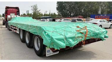 3 Axle 50 Ton Low Bed Truck Trailer will be sent to Ghana