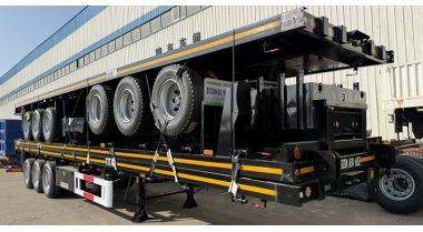 3 Units of Flat Bed Trailer with Front Wall will be sent to Ghana