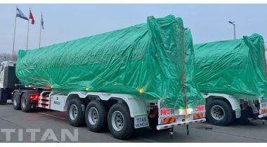 42000 Liters Fuel Tanker Trailer Will Ship to Ghana
