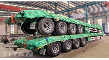 4 Axle Low Loader Truck will be sent to Ghana