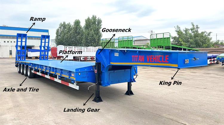Low Bed Trailer Truck in Ghana for Sale
