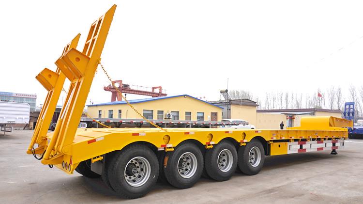 120 Ton 4 Axle Lowbed Trailer for Sale in Ghana