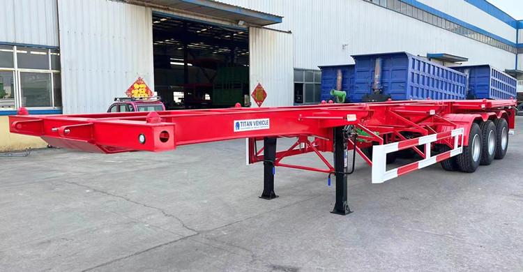 3 Axle 40 ft Container Chassis for Sale in Ghana