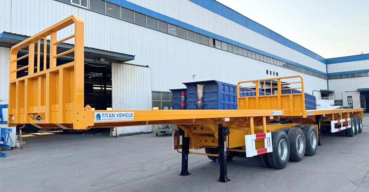 20FT 40FT Flatbed Interlink Trailer for Sale in Ghana Accra