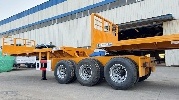 20FT 40FT Flatbed Interlink Trailer for Sale in Ghana Accra