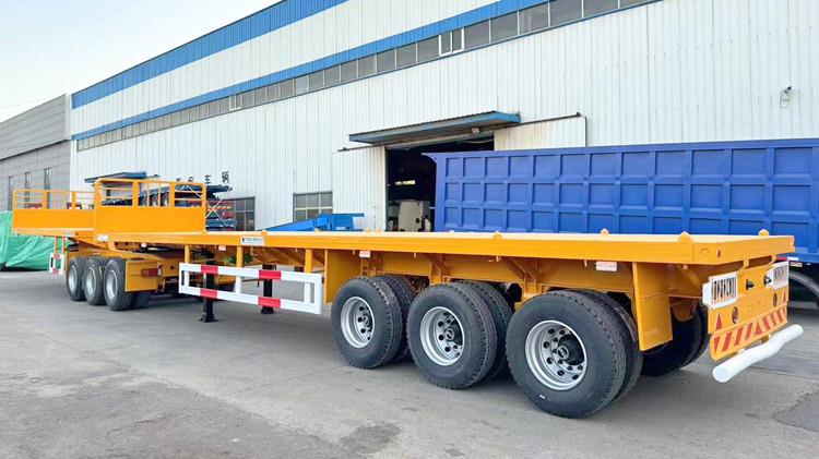 20FT 40FT Flatbed Interlink Trailer for Sale in Ghana Accra