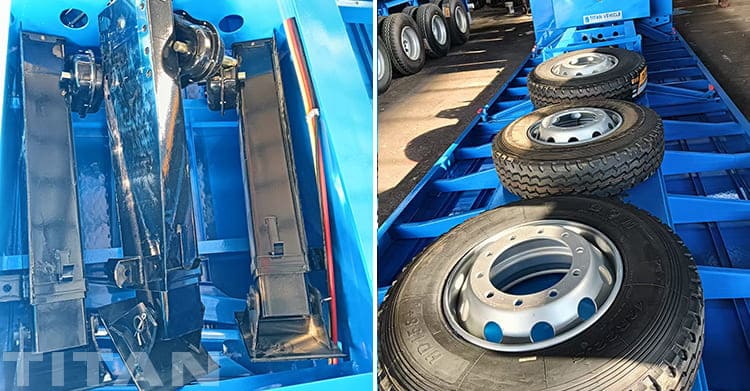  4 Axle Flatbed Semi Trailer for Sale Near Me in Ghana