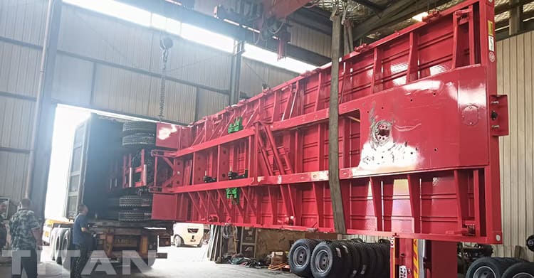3 Axle Flatbed Trailer for Sale in Ghana