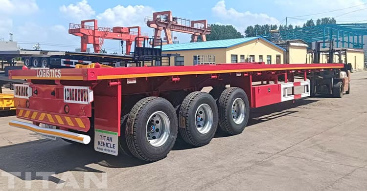 3 Axle Flatbed Trailer for Sale in Ghana