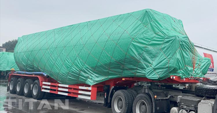 4 Axle Cement Tanker Trailer for Sale in Ghana