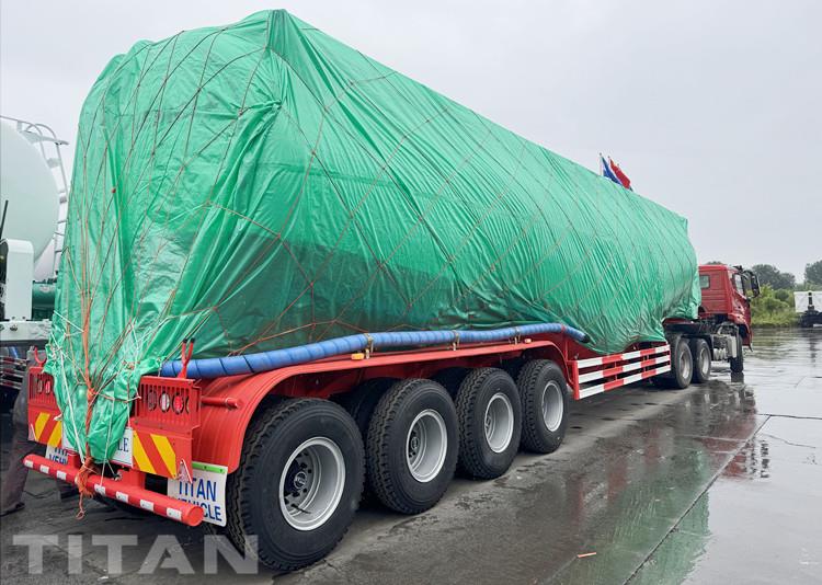 4 Axle Cement Tanker Trailer for Sale in Ghana