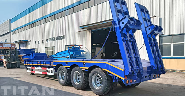 100 Ton Low Bed Trailer for Sale in Ghana