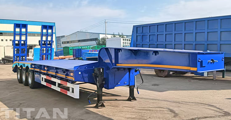 100 Ton Low Bed Trailer for Sale in Ghana
