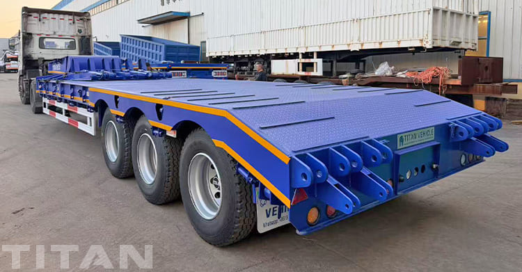 100 Ton Low Bed Trailer for Sale in Ghana