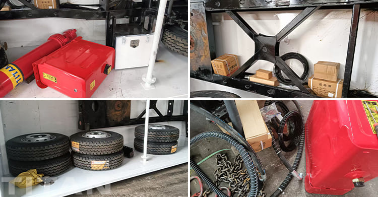 3 Axle End Dump Trailer for Sale in Ghana