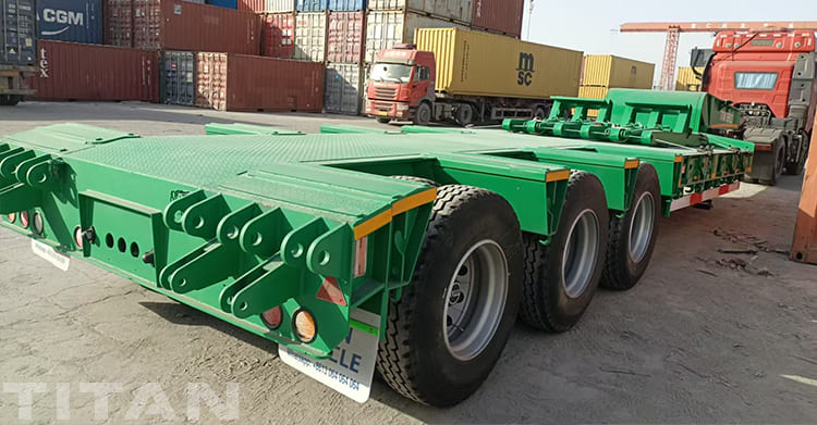 3 Axle Low Bed Truck Price for Sale in Ghana