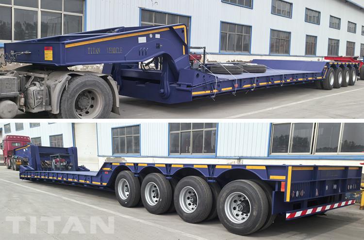 4 Axle Detachable Gooseneck Trailer for Sale in Ghana