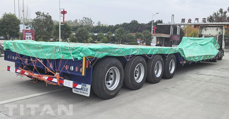 4 Axle Detachable Gooseneck Trailer for Sale in Ghana