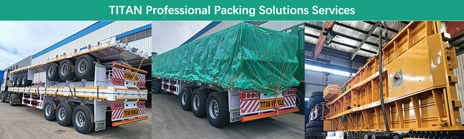 TITAN Flatbed Trailer for Sale in Ghana - Best Price & High Payload