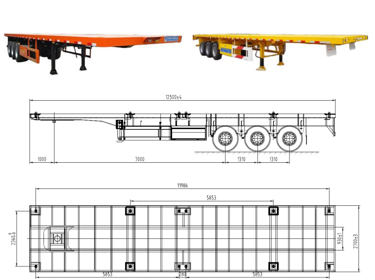 Flatbed Semi Trailer | Choose the Ideal Flatbed Semi Trailer for Sale in Ghana