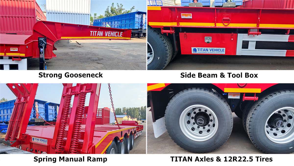 Low Bed Truck Trailer Price | Lowbed Trailer for Sale in Ghana