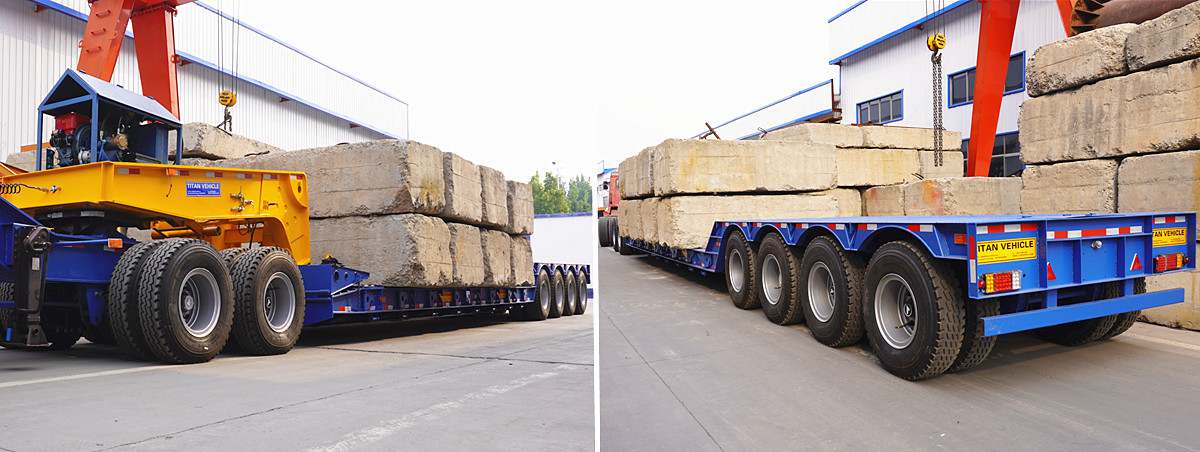 Removable Gooseneck Lowboy Trailer for Sale in Ghana