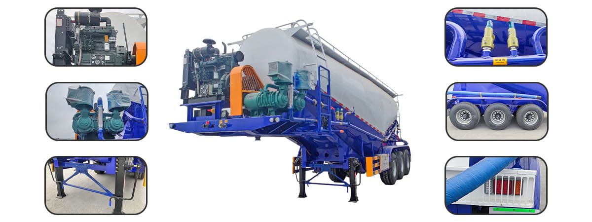 Bulk Cement Tanker Trailer for Sale in Ghana