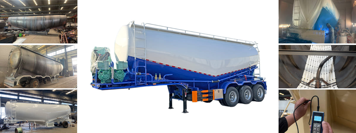 Bulk Cement Tanker Trailer for Sale in Ghana