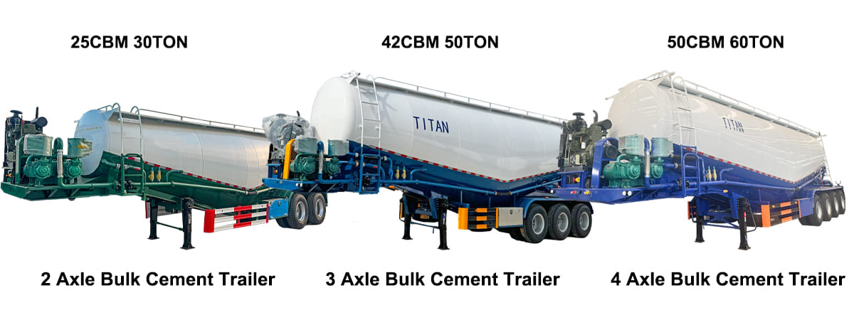 Bulk Cement Tanker Trailer for Sale in Ghana