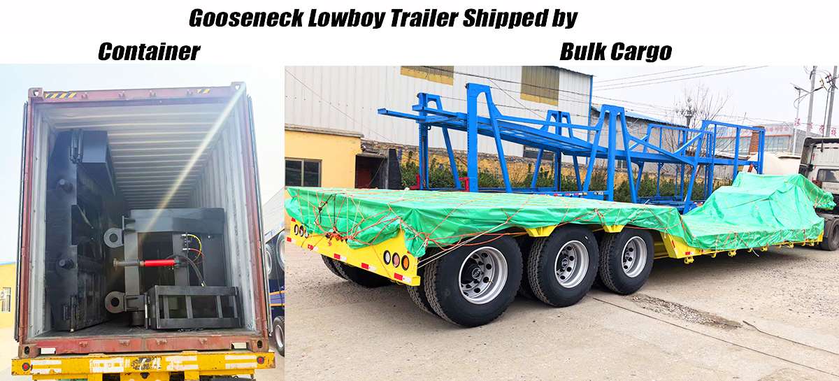 Detachable Gooseneck Lowboy Trailer for Sale in Ghana