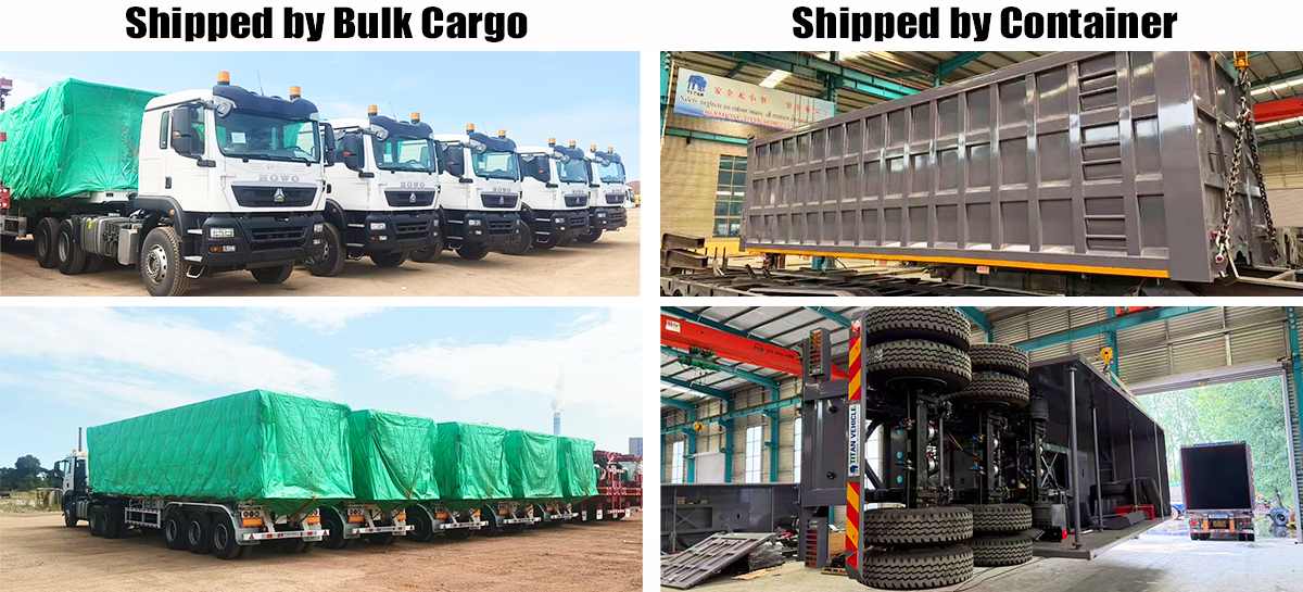 Tipper Semi Trailer for Sale in Ghana | Heavy Duty Tipper Trailer