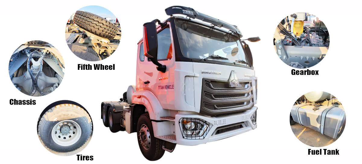 Howo Tractor Truck for Sale in Ghana | Sinotruk Tractor Head