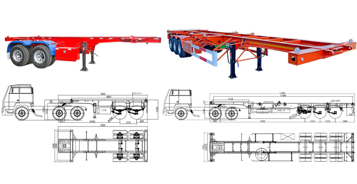 20 40Ft Container Trailers for Sale in Ghana