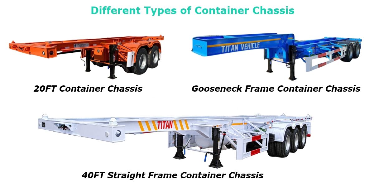 40FT Container Chassis Trailer for Sale in Ghana