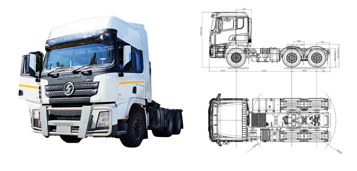 New Shacman Tractor Truck Head for Sale in Africa Ghana
