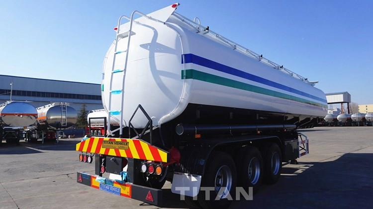 Tri Axle 45000 Liters Fuel Tanker Trailer for Sale In Ghana