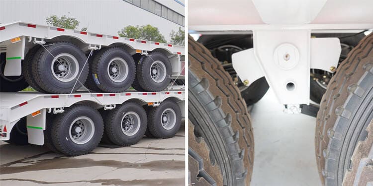 Tri Axle Container Low Bed Loader Trailer for Sale in Ghana Kumasi