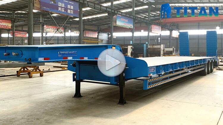 40 Feet Low Bed Trailer Manufacturers in Ghana Kumasi