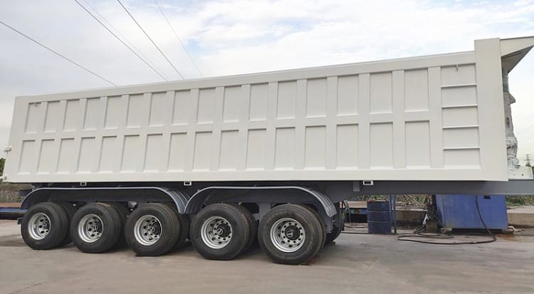 Low Prices 5 Axle End Dump Trailer for Sale in Ghana Kumasi