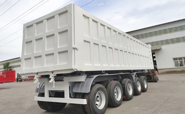 Low Prices 5 Axle End Dump Trailer for Sale in Ghana Kumasi