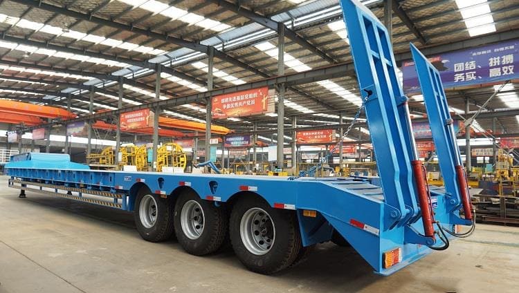 40 Feet Low Bed Trailer Manufacturers in Ghana Kumasi
