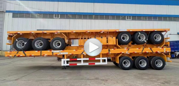 flat bed container trailer