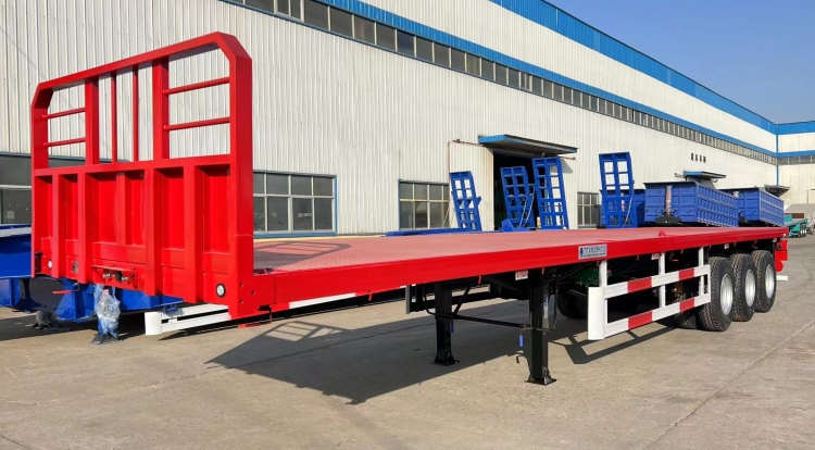 48 Ft Flatbeds Trailers with Front Wall for Sale Near Me in Ghana