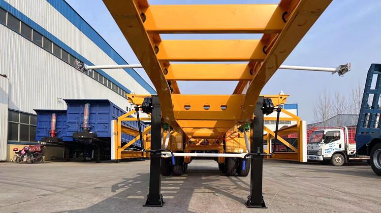 Tri Axle 40 FT Container Skeleton Trailer for Sale