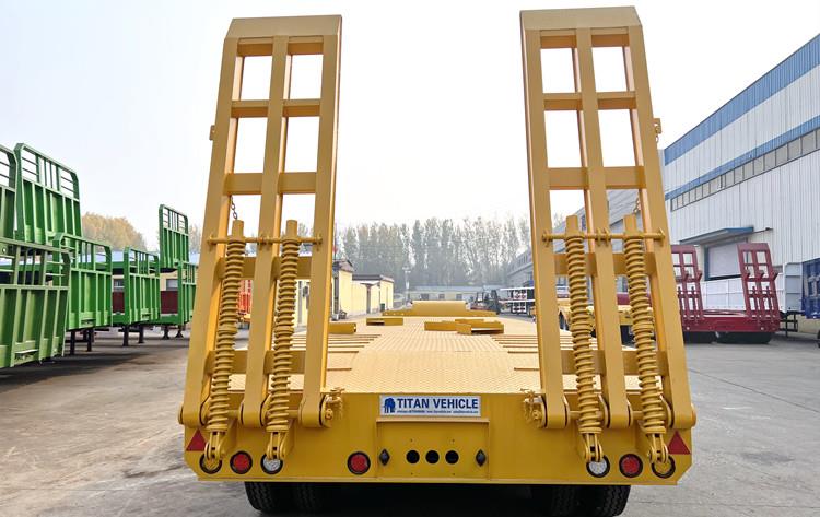 Low Loader Truck - 4 Axle Low Loader Trailer for Sale in Ghana
