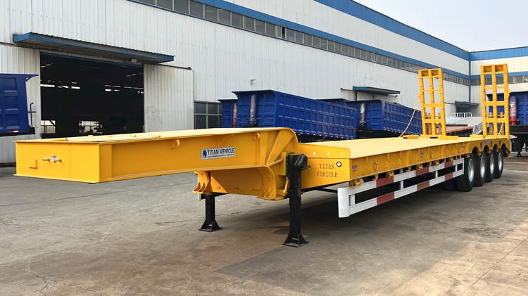 Low Loader Truck - 4 Axle Low Loader Trailer for Sale in Ghana