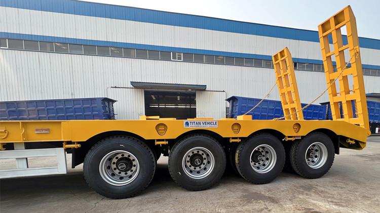 Low Loader Truck - 4 Axle Low Loader Trailer for Sale in Ghana