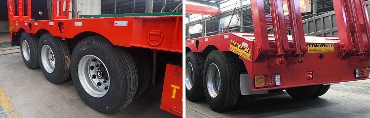 Used 50 Ton Excavator Low Loader Trailer for Sale in Ghana Accra