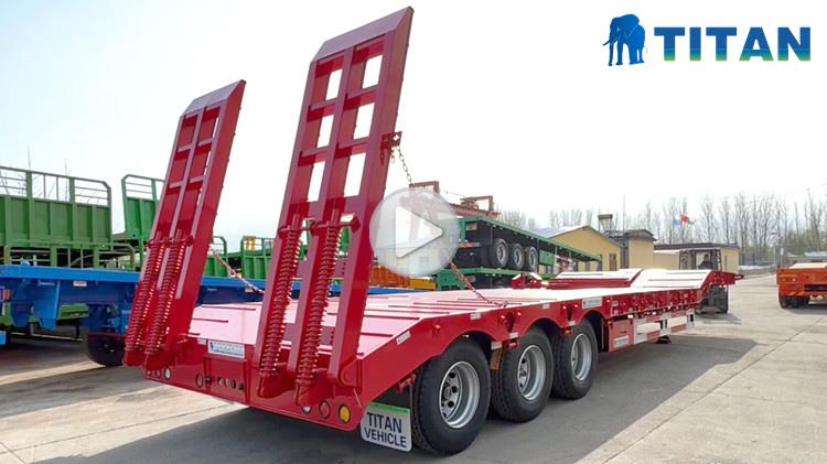 40FT Low Bed Trailer for Sale Price in Ghana